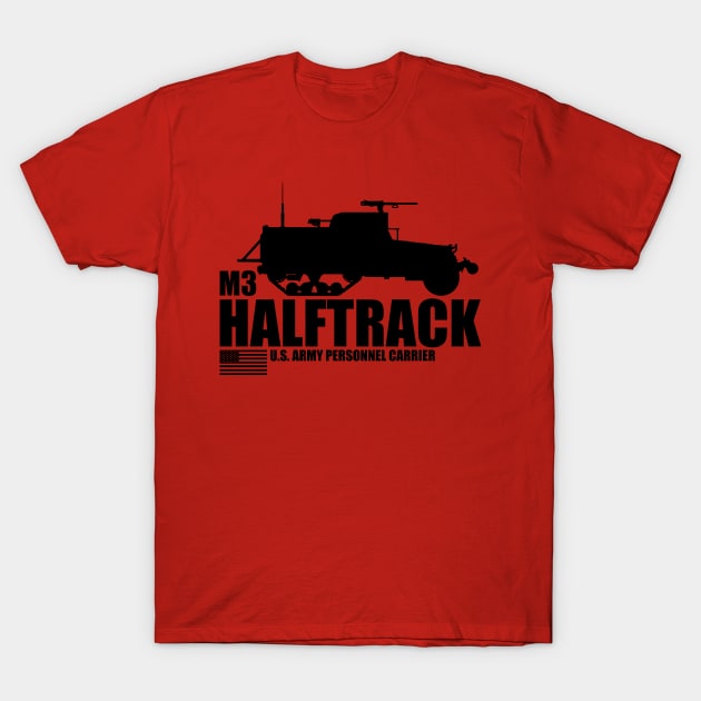 WW2 M3 Half-track T-Shirt by TCP